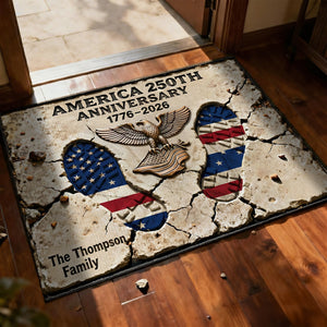 America 250th Anniversary Doormat - Personalized Gifts