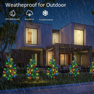 Solar-Powered Mini Christmas Treešš