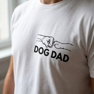 Custom Photo Unisex T-shirt - Personalized Father's Day Birthday Gifts For Dog Cat Lovers, Dog Dad And Mom, Cat Owners - Furry Friends Forever
