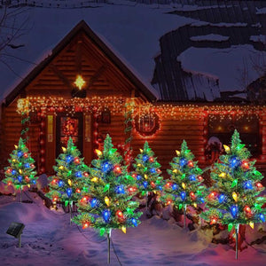 Solar-Powered Mini Christmas Treešš