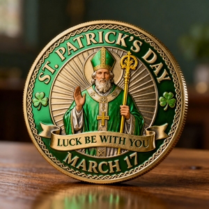 New Year St. Patrick’s Day Lucky Coin