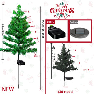 Solar-Powered Mini Christmas Treešš