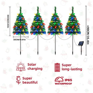 Solar-Powered Mini Christmas Treešš