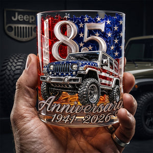 Celebrated 85th Anniversary Drinking Glass - Personalized Gifts