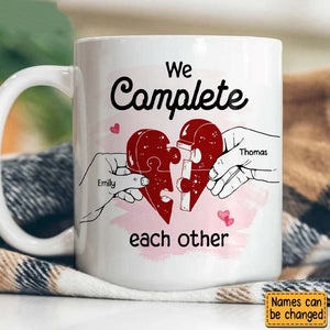 Couple Gift We Complete Each Other Mug