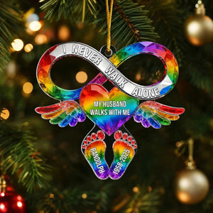 Your Love Still Rides Beside Me Every Day - Personalized Acrylic Ornament