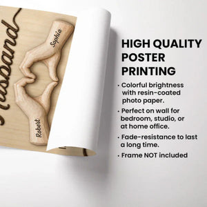 Personalized Poster - Unique Creative Father's Day Gift for Husband and Dad