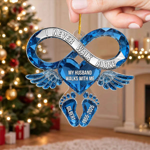Your Love Still Rides Beside Me Every Day - Personalized Acrylic Ornament