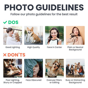 Personalized Human And Pet Photo Jigsaw Puzzle