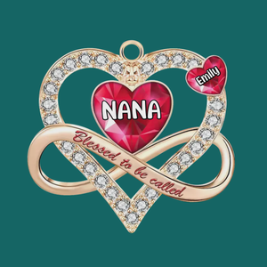 Blessed To Be Called Grandma Hearts - Personalized Acrylic Ornament