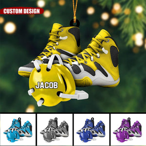 Personalized Wrestling Christmas Ornament Gift For Wrestling Lovers-New Release