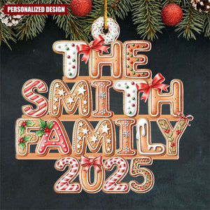 Personalized Family Christmas Ornament-Gift For Family