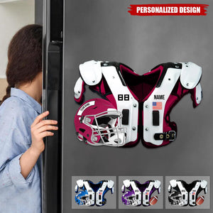 Personalized American Football Decal-Gift For American Player