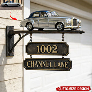 Personalized car photo themed doorplates