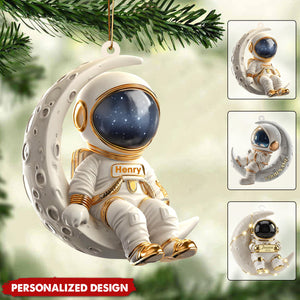 Personalized Astronaut Christmas Ornament-Astronaut Gift