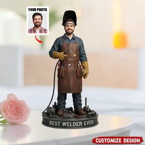 Custom Gift For Welder - Personalized Welder Custom Shaped Acrylic Plaque