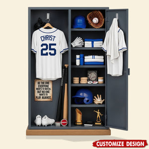 Personalized Baseball Locker Acrylic Plaque - Gifts For Baseball Player