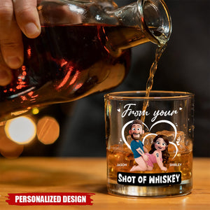 Personalized Promise To Always Be By Your Side Whiskey Glass -Gift For Whiskey Lovers