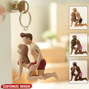 You Are My Favorite Thing - Personalized Acrylic Keychain - Gift For Couples