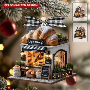 Personalized Bakery Christmas Ornament