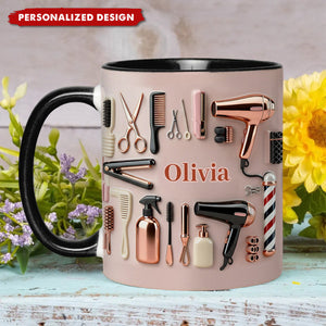 Proud Hair Stylist-Personalized Hairdresser Mug