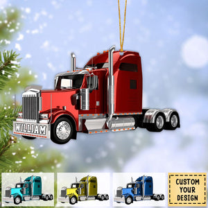 Luxury Truck Personalized Gift / Custom Trucker Ornament