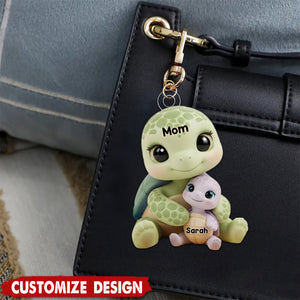 Mama/Nana Turtle - Personalized Mother Keychain