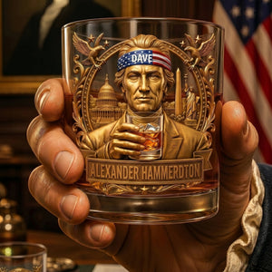 Bold & Memorable Round Glass - Personalized Anniversary Gifts