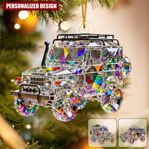 Personalized Car Crystal Ornament