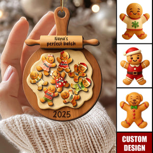 Personalized Gingerbread Family Christmas Ornament-Gift For Family