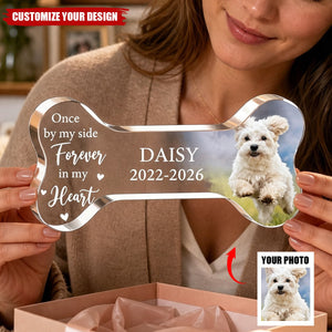 Personalized Pet Memorial Acrylic Plaque, Photo Pet Memorial Gift