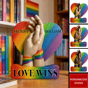 Personalized LGBT Couple Acrylic Plaque-Gifts For Couple