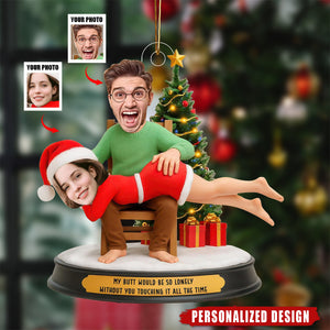 Personalized Couple Photo Ornament-Couples Gifts For Christmas