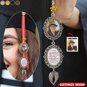 Personalized Class Of 2025 Graduation Tassel Photo Charm