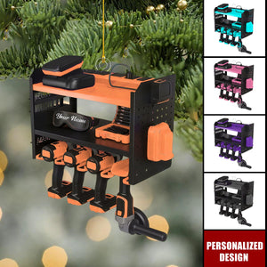 Personalized Mechanic Tool Box Ornament-Gift for Dad, Husband, Handyman