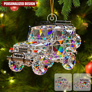 Personalized Car Crystal Ornament