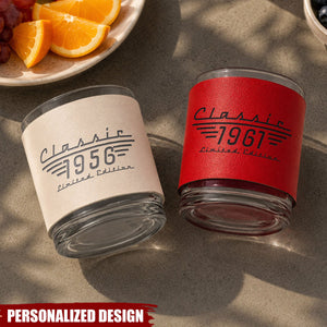Classic Limited Edition-Personalized Whiskey Glass-Father's Day Gift