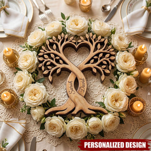 Personalized Couple Wooden Plaque-Wedding Anniversary Gift