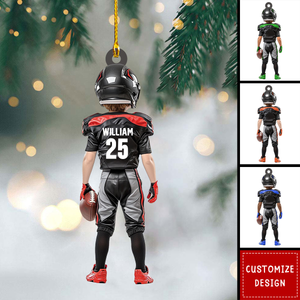 Global Shipping-Personalized Kid American Football Ornaments -Gifts For American Football Lovers - New Release