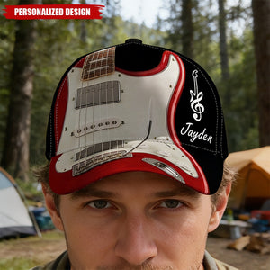 Personalized Cap-Gift For Guitarist, Guitar Lover