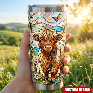Love Highland Cows - Personalized Highland Cow Tumbler