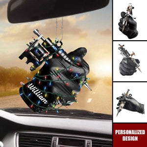 Personalized Tattoo Machine Car Ornament-Tattoo Artist Gift