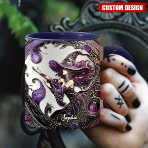 Beautiful Witch - Personalized Witch Accent Mug