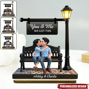 Personalized Romantic Couple Wooden Plaque-Valentine's Day Gift For Couple