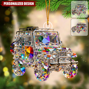Personalized Car Crystal Ornament
