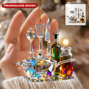 Personalized Kitchenware Set Themed Ornaments