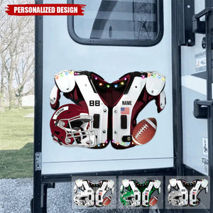 Personalized American Football Decal-Gift For American Player