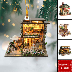 Personalized Local Coffee Shop Ornaments - Gift For Coffee Lovers - 2024 New Release