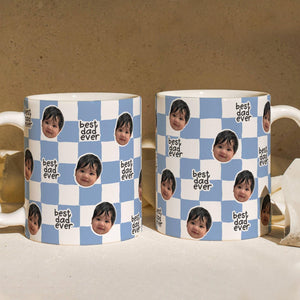 Personalized Best Dad Ever Retro Mug - Gift For New Dads & Father’s Day