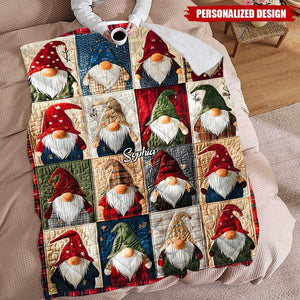 Personalized Vintage Cozy Winter Home Blanket